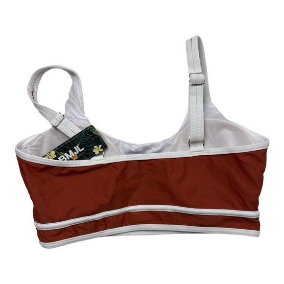 Blooming Jelly Women's High Waist Bikini Sets Sporty Color Block Two Piece Set M - Picture 7 of 9